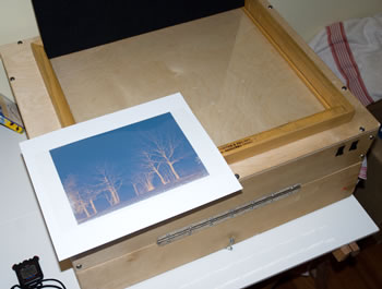 platinum-palladium printing-dry workspace